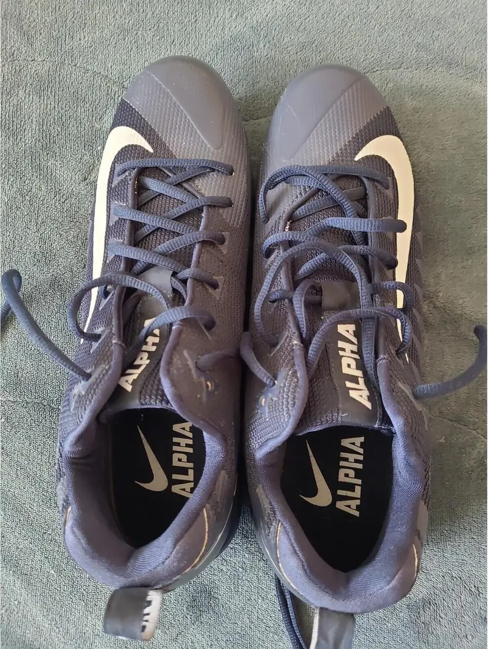 Nike Alpha Menace Pro Low TD Football Cleats Men's 12.5 Athletic Shoes SEE DESCR